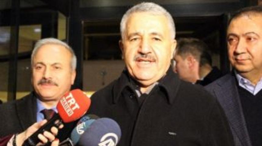 Ulaştırma Bakanı Arslan Tbmm Başkanı Kahraman&rsquo;ı Ziyaret Etti