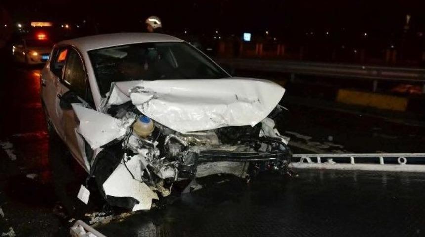 Silivri&rsquo;de Trafik Kazası: 4 Yaralı