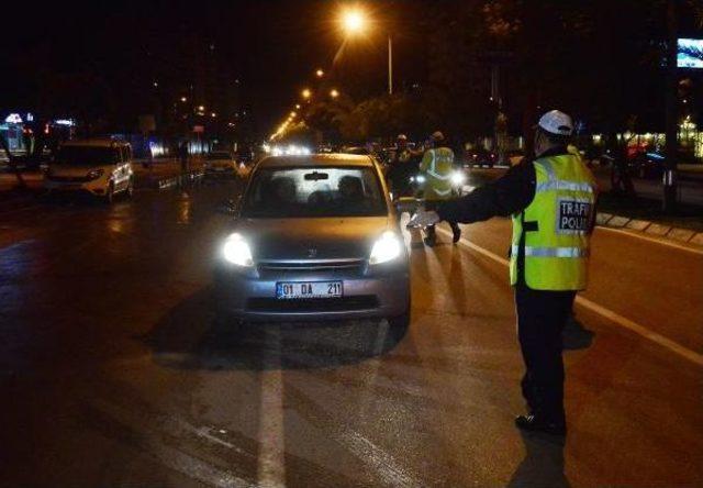 Adana'da Yılın Ilk Trafik Cezası, Alkollü Sürcüye