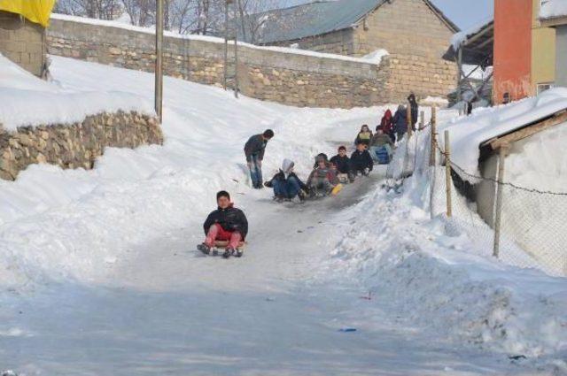 Çocukların Kızak Keyfi