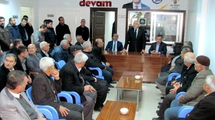 Milletvekili Erdoğan Ak Parti İl&ccedil;e Teşkilatını Ziyaret Etti