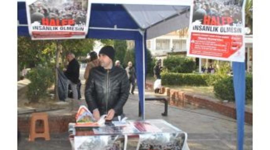 Aydınlılar Halep&rsquo;e Yardım Kampanyasına Yoğun İlgi G&ouml;steriyor