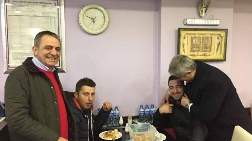 Milletvekili G&uuml;nnar Ve Başkan Sağıroğlu&rsquo;dan Yomra Esnafına Ziyaret