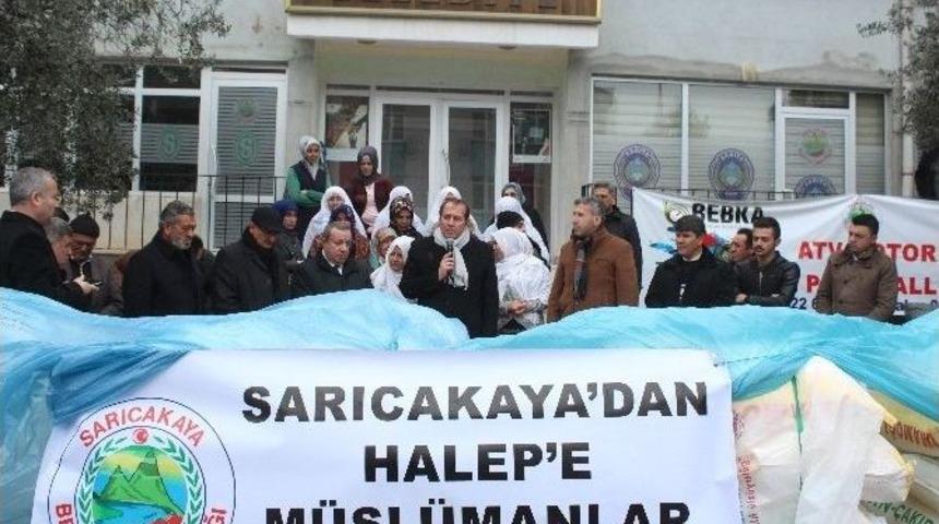Sarıcakaya&rsquo;dan Halep&rsquo;e Yardım