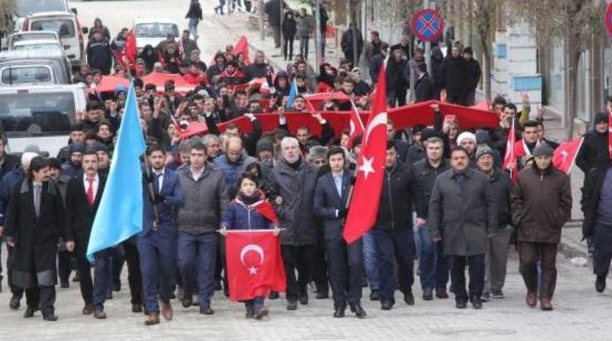 Samsun'da Ter&ouml;re Lanet Şehide Dua Y&uuml;r&uuml;y&uuml;ş&uuml;