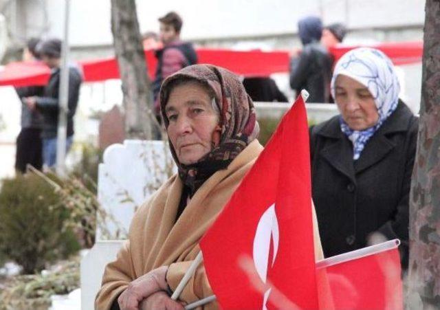 Samsun'da Teröre Lanet Şehide Dua Yürüyüşü