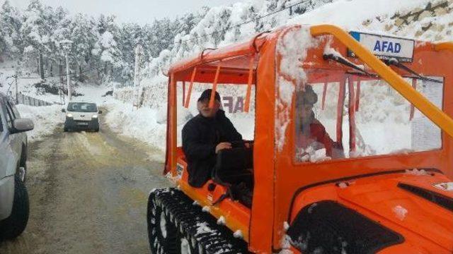 Bağ Evinde Mahsur Kalan Baba- Oğlu, Afad Kurtardı