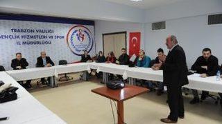 Trabzon’da Gençlik Merkezi Koordinasyon Toplantısı Yapıldı