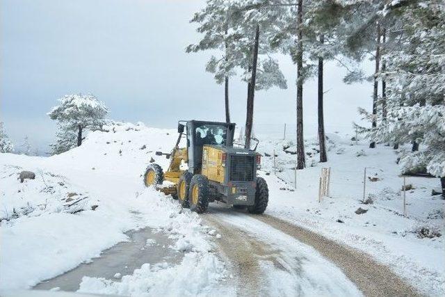 Manavgat’ta Karla Mücadele Çalışmaları