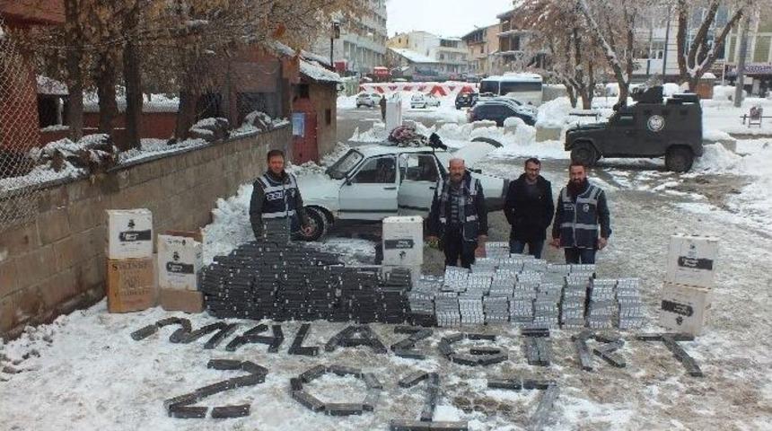 Malazgirt&rsquo;te Ka&ccedil;ak Sigara Operasyonu