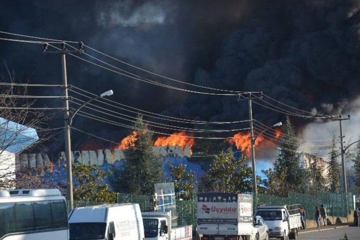 Arsin Organize Sanayi Sitesi’nde Yangın...(2) G4