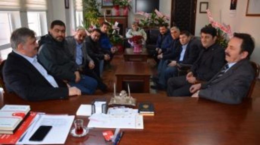 Milletvekili &Ccedil;aturoğlu Kaymakam Eskioğlu&rsquo;yu Ziyaret Etti