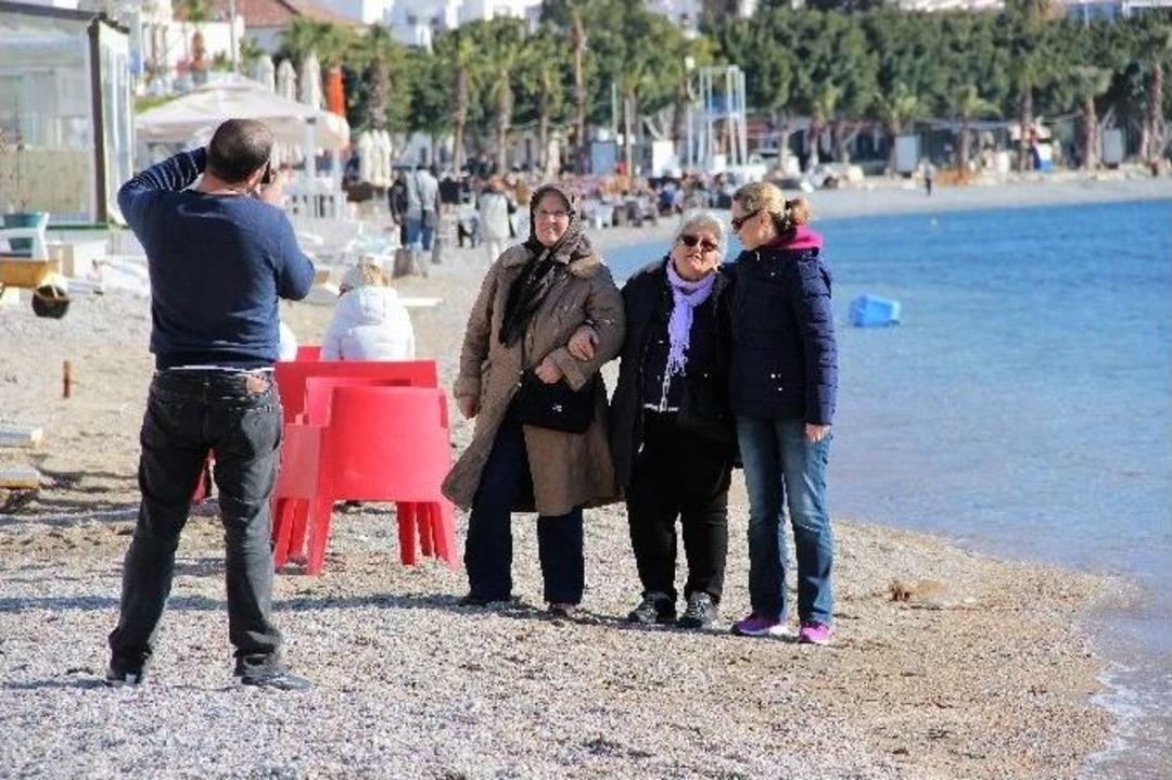 Bodrum&rsquo;da Ocak Ayında Yazı Yaşadılar
