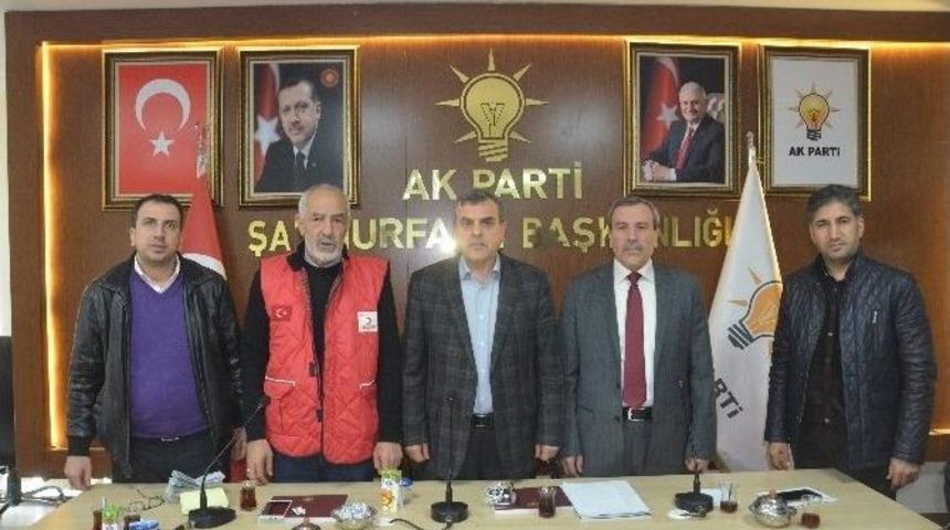 Ak Parti Viranşehir İl&ccedil;e Başkanlığından Halep&rsquo;e Yardım