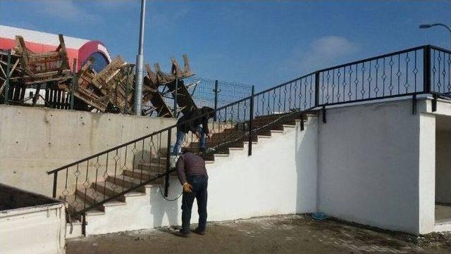 Yeniçiftlik Kapalı Pazar Yerinde Çalışmalar Hız Kazandı