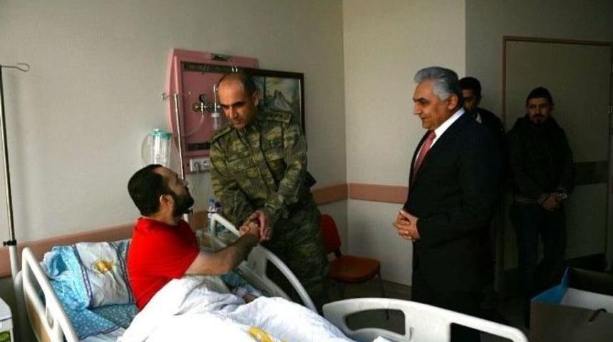 Vali Toprak&rsquo;tan Fırat Kalkanı Gazisine İkinci Ziyaret