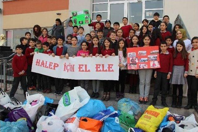 (özel Haber) Minik Yüreklerini Halep İçin Birleştirdiler