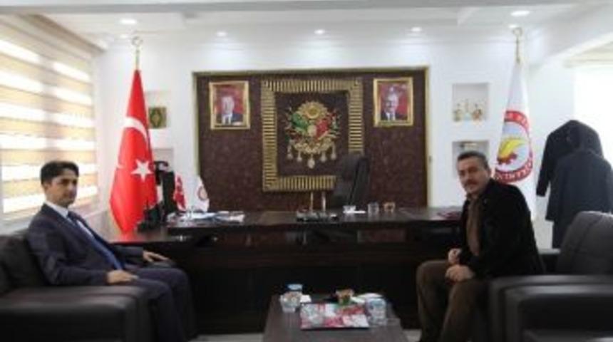 Kaymakam Erdoğan&rsquo;dan Başkan Tutal&rsquo;a İade-i Ziyaret