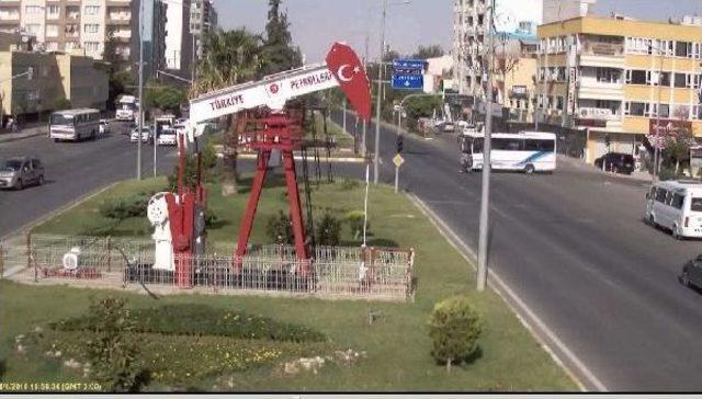 Adıyaman'da, Kazalar Mobese Kameralarına Yansıdı