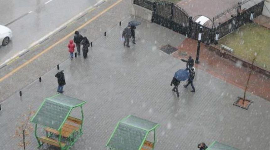 Gaziantep'te, Kar Yağışı