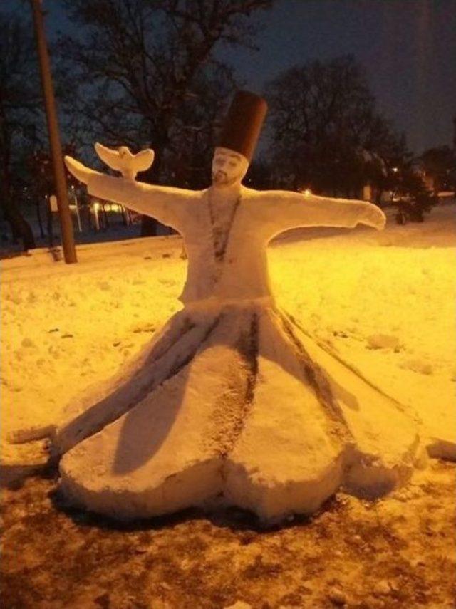 Kardan Barış Heykeli Yaptı 1