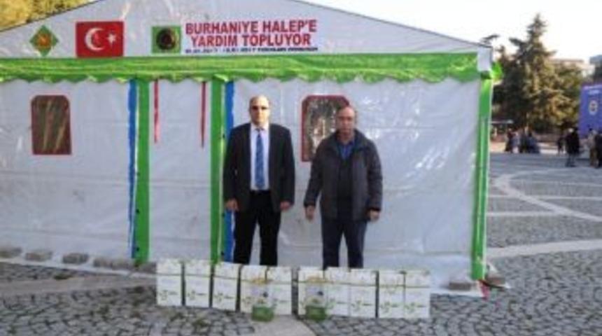Burhaniye&rsquo; De Halep&rsquo;e Yardım Kampanyası Başlatıldı