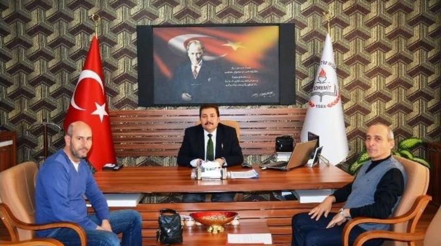 Teşekk&uuml;r Mektubunu Teslim Ettiler