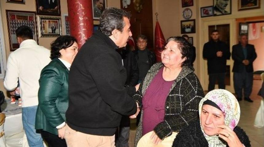 Başkan &Ccedil;etin, Şehit Aileleriyle Buluştu