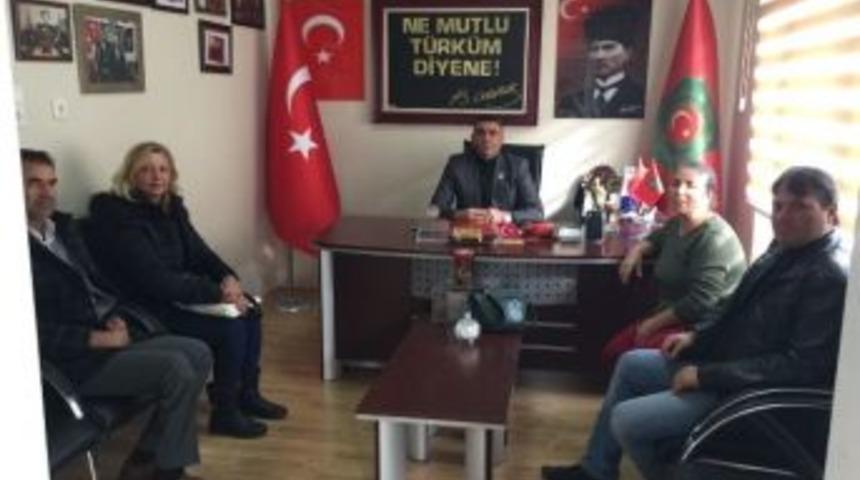Chp&rsquo;li Şehit Ve Gaziler Komisyonu &Uuml;yelerinden Şehit Ve Gaziler Derneği&rsquo;ne Ziyaret
