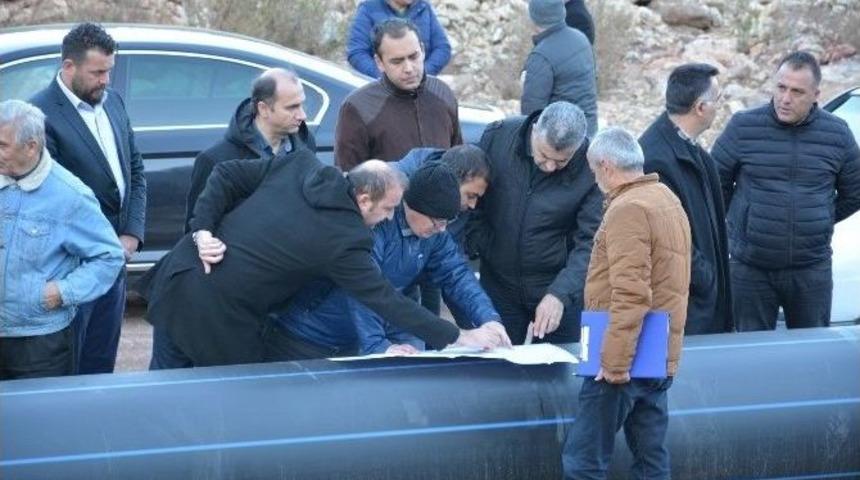 Coşkun, Sulama İnşaatlarını İnceledi