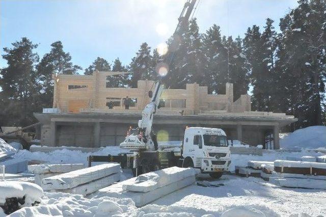 Kütük Ev Ortaya Çıkmaya Başladı