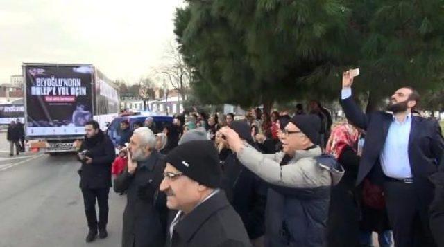 Beyoğlu'ndan 6 Tır Daha Halepliler Için Yola Çıktı