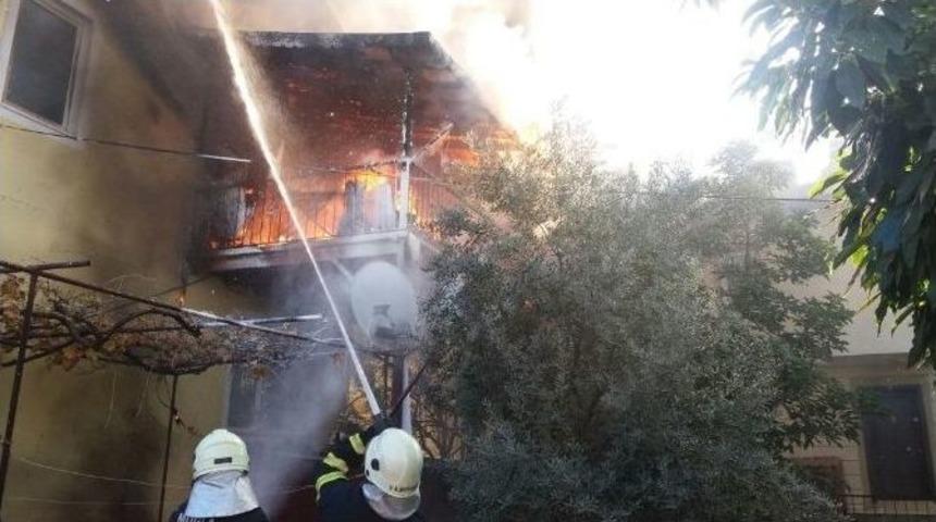 Fethiye&rsquo;de Ev Yangını Korkuttu