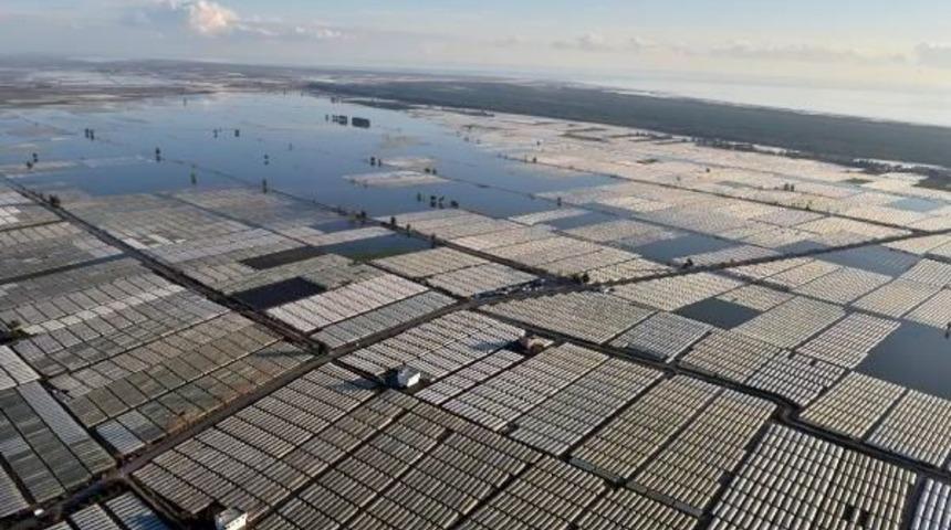 Mersin'de Sel Felaketi 55 Bin Dekar Sera Alanını Vurdu