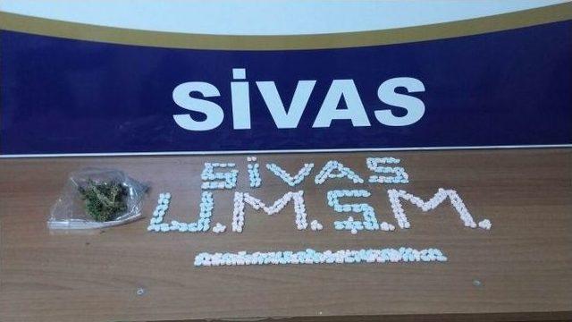 Sivas&rsquo;ta Uyuşturucu Madde Ticaretine 3 Tutuklama 3
