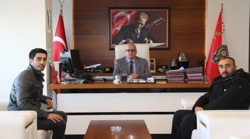 Emniyet M&uuml;d&uuml;r&uuml;ne Anlamlı Ziyaret