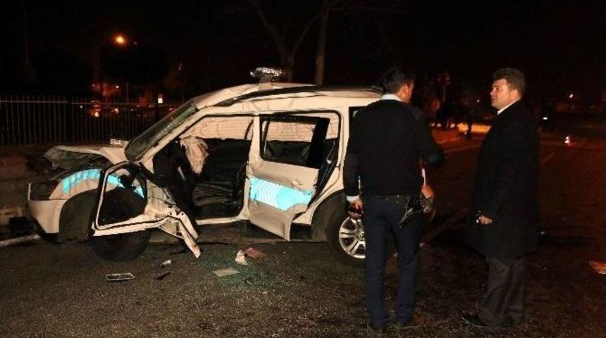 Ş&uuml;pheli Aracı Kovalayan Polis Otosu Tankerle &Ccedil;arpıştı: 2 Şehit