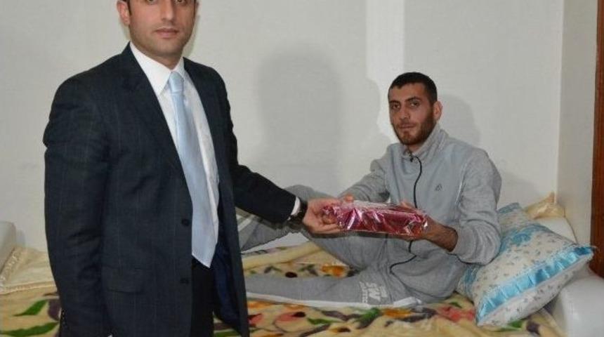 Kaymakam&rsquo;dan El Bab&rsquo;da Yaralanan Askerlere Ziyaret