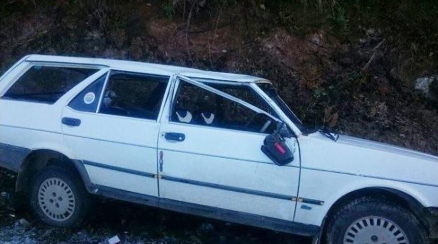 Cide&rsquo;de Trafik Kazası: 1 Yaralı