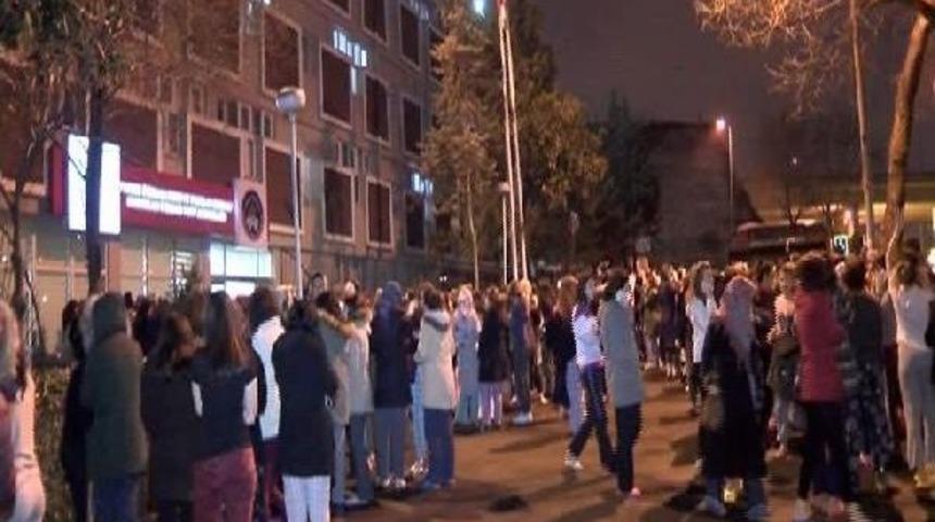 Edirnekapı Kız &Ouml;ğrenci Yurdu'nda Korkutan Yangın