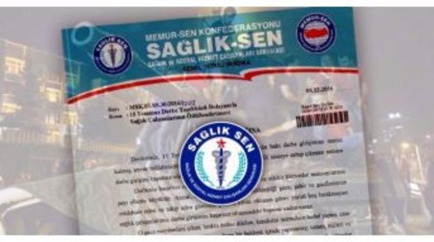 Karaer; &ldquo;15 Temmuz&rsquo;da G&ouml;rev Yapan Sağlık &Ccedil;alışanları &Ouml;d&uuml;llendirilmeli&rdquo;