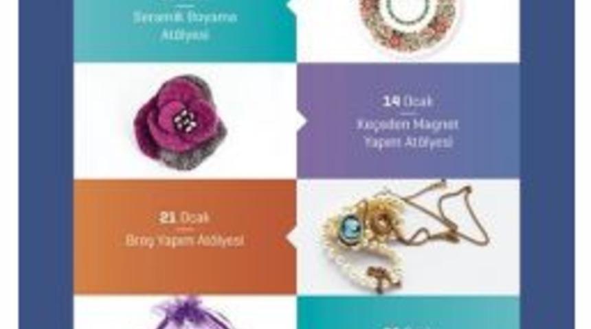 At&ouml;lye &Ccedil;alışmaları Yeni Yılda Da Kadınları Bekliyor