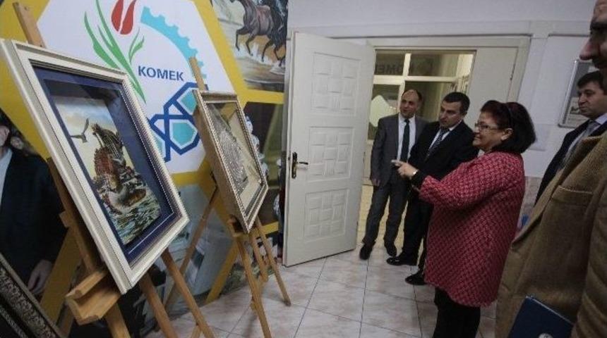 Komek Beyşehir Kurs Merkezi&rsquo;ni Ziyaret Ettiler