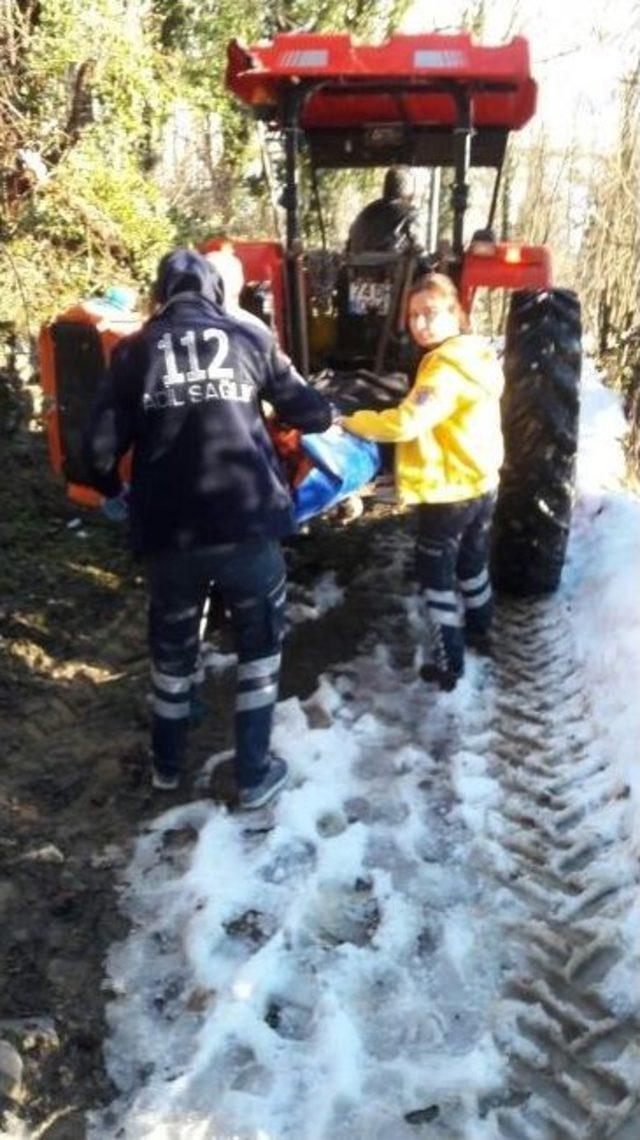 Kar Ge&ccedil;it Vermeyince Hastaya Y&uuml;r&uuml;yerek Ulaştılar 1