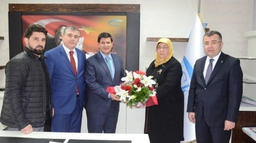 Ak Parti D&uuml;zce Y&ouml;netiminden Hayırlı Olsun Ziyaretleri