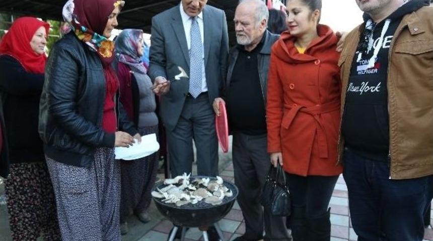 Mezitli Kadın &Uuml;retici Pazarı&rsquo;nda İstiridye Mantarı Ş&ouml;leni