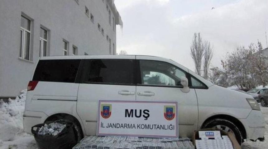 Muş&rsquo;ta Ka&ccedil;ak Sigara Operasyonu