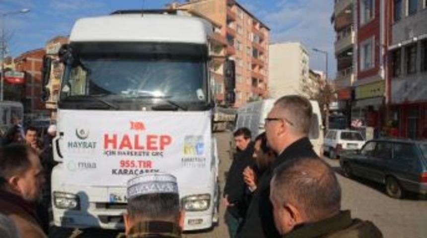 Karacabey Belediyesi&rsquo;nden Halep&rsquo;e Yardım Eli