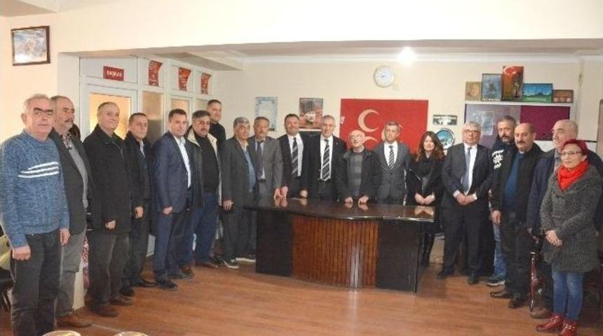 Salihli Tso&rsquo;dan Chp Ve Mhp&rsquo;ye Ziyaret