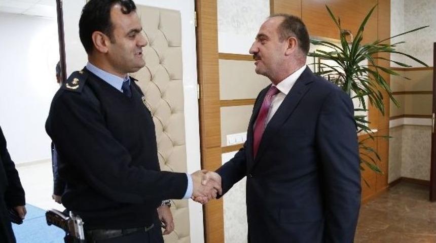 Eski Ve Yeni Müdürden Başkan Duruay’a Ziyaret